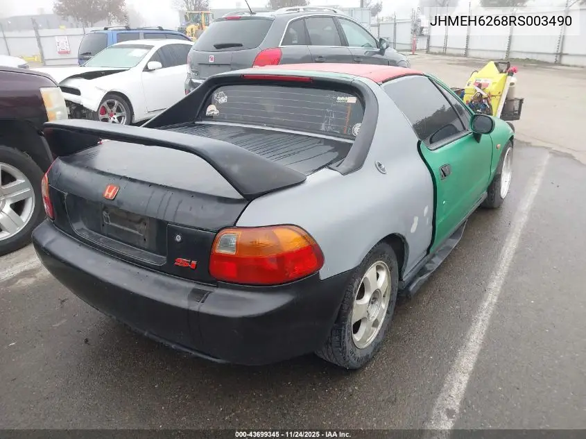 JHMEH6268RS003490 1994 Honda Civic Del Sol Si