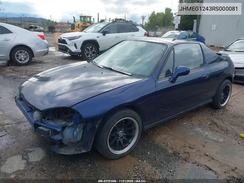 JHMEG1243RS000081 1994 Honda Civic Del Sol S