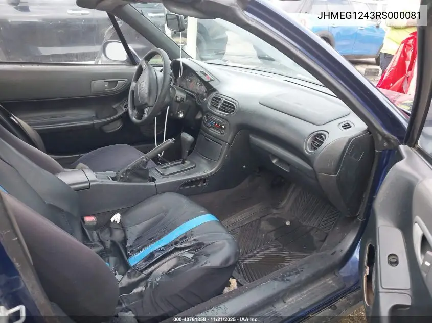 JHMEG1243RS000081 1994 Honda Civic Del Sol S