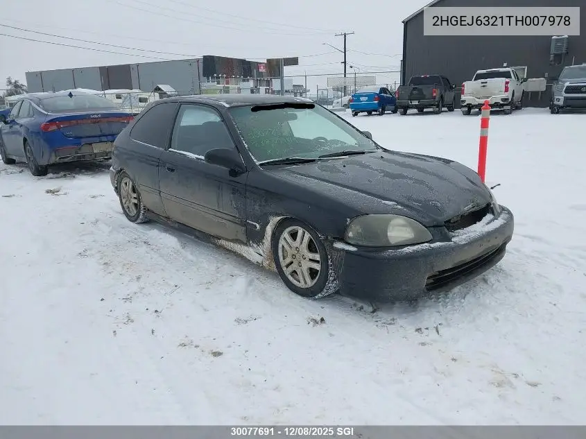 2HGEJ6321TH007978 1996 Honda Civic Cx