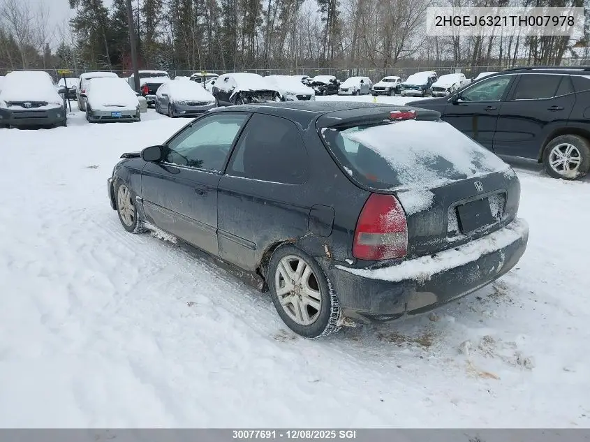 2HGEJ6321TH007978 1996 Honda Civic Cx