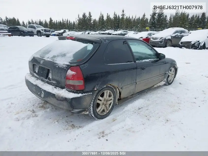 2HGEJ6321TH007978 1996 Honda Civic Cx