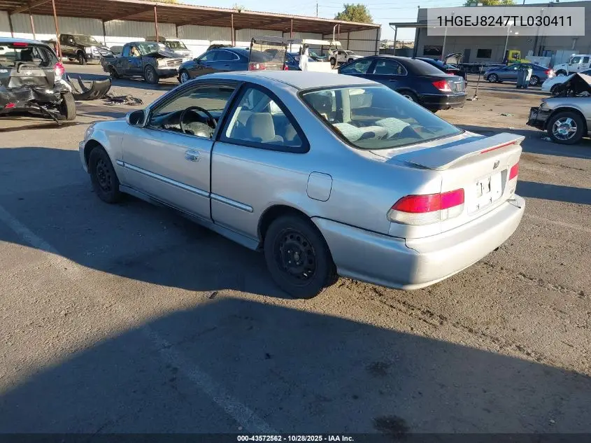 1HGEJ8247TL030411 1996 Honda Civic Ex