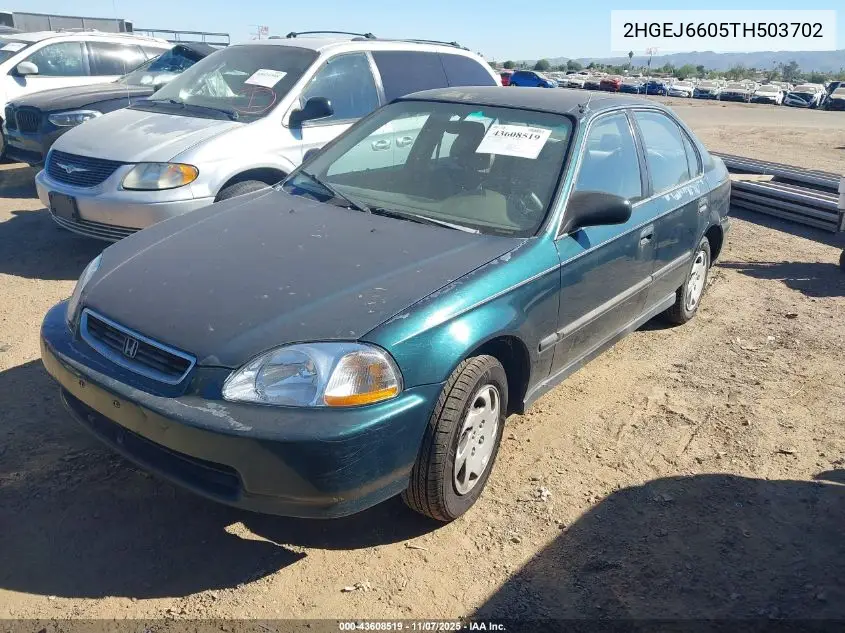 2HGEJ6605TH503702 1996 Honda Civic Lx/Ex