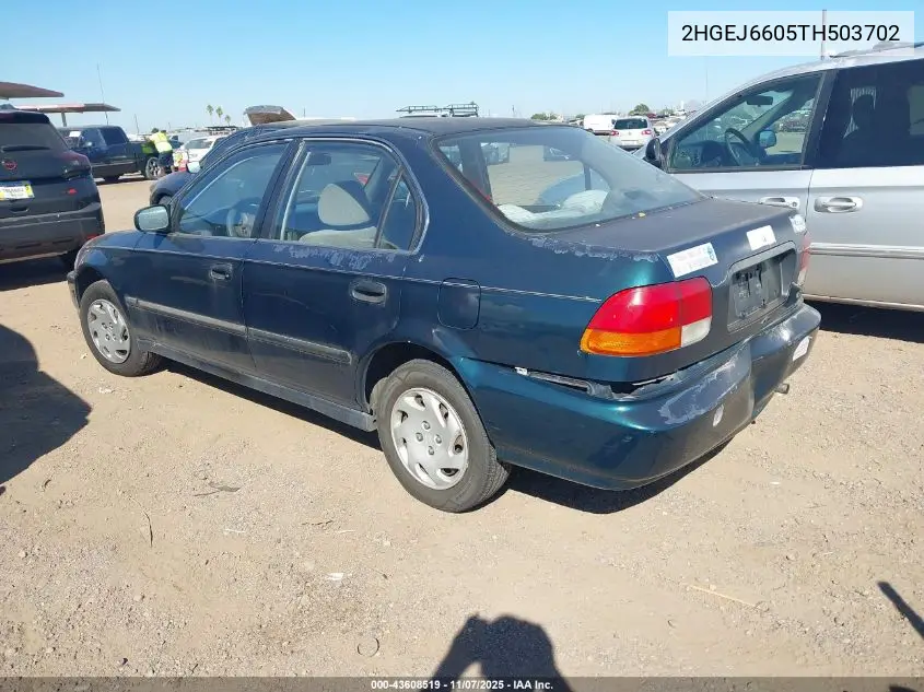 2HGEJ6605TH503702 1996 Honda Civic Lx/Ex