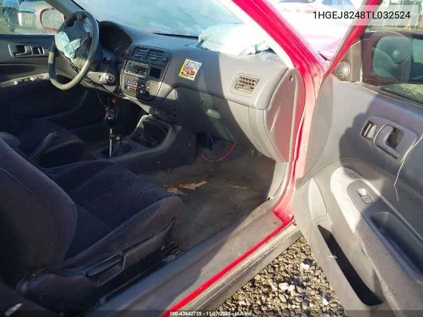 1HGEJ8248TL032524 1996 Honda Civic Ex