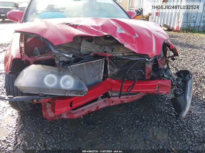 1HGEJ8248TL032524 1996 Honda Civic Ex