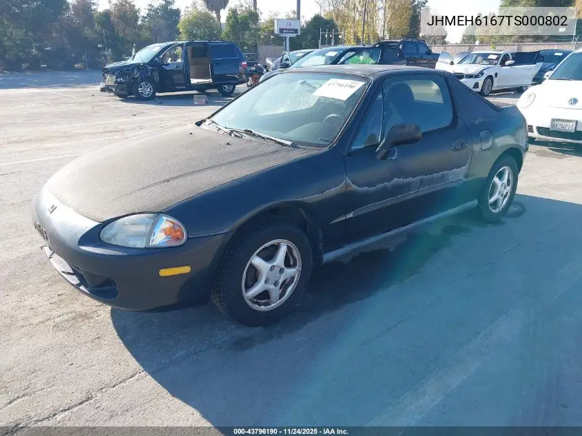 JHMEH6167TS000802 1996 Honda Civic Del Sol Si