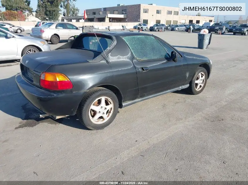 JHMEH6167TS000802 1996 Honda Civic Del Sol Si