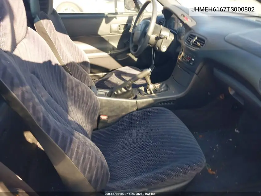 JHMEH6167TS000802 1996 Honda Civic Del Sol Si