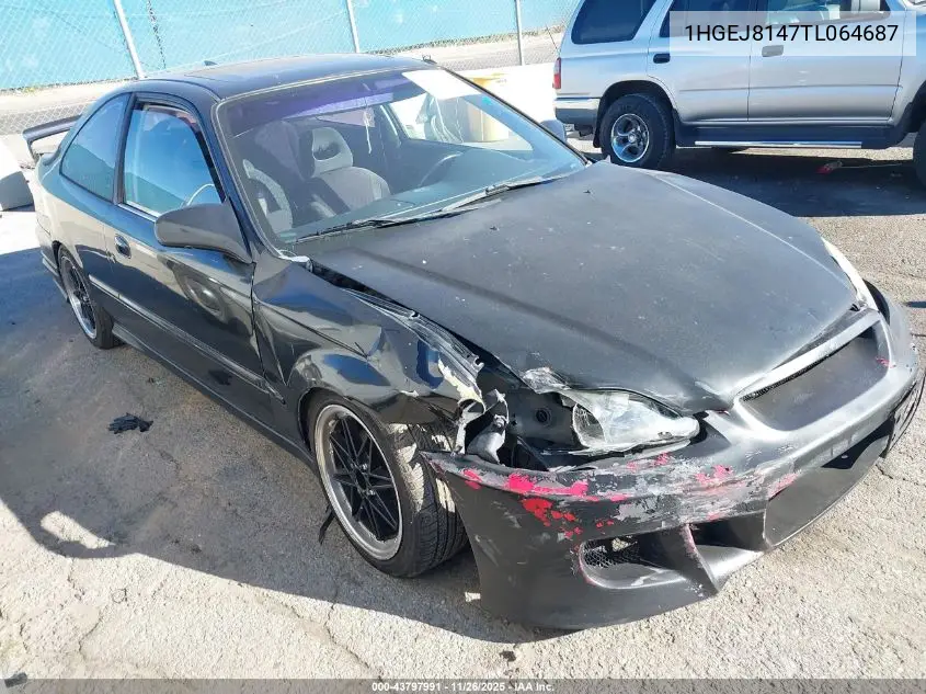 1HGEJ8147TL064687 1996 Honda Civic Ex