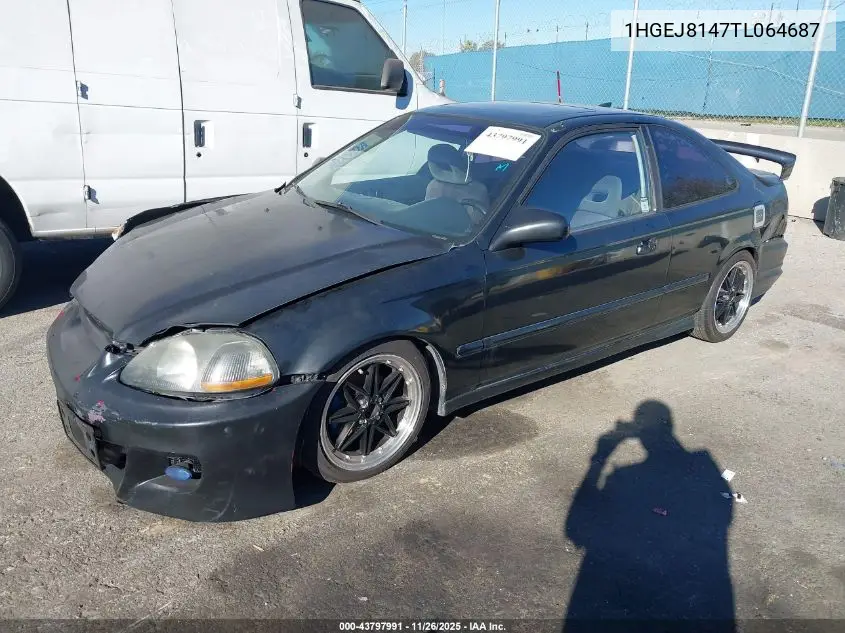 1HGEJ8147TL064687 1996 Honda Civic Ex