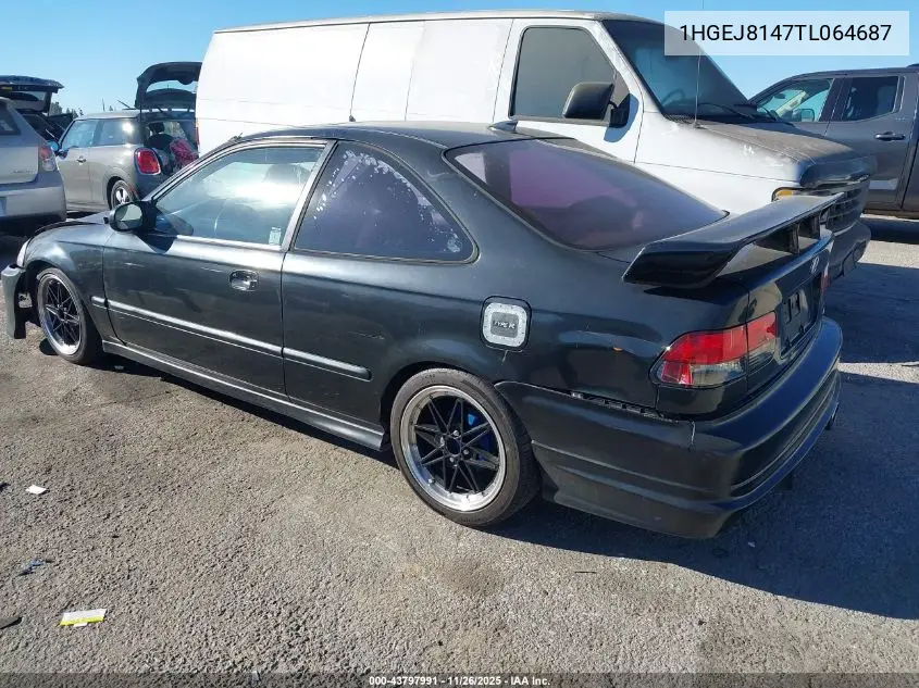 1HGEJ8147TL064687 1996 Honda Civic Ex