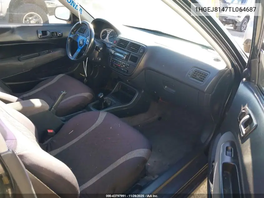 1HGEJ8147TL064687 1996 Honda Civic Ex