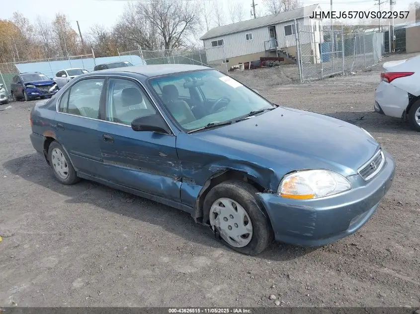 JHMEJ6570VS022957 1997 Honda Civic Lx