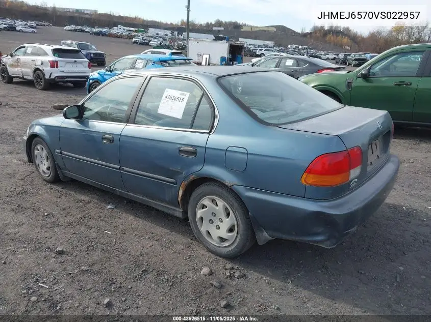JHMEJ6570VS022957 1997 Honda Civic Lx