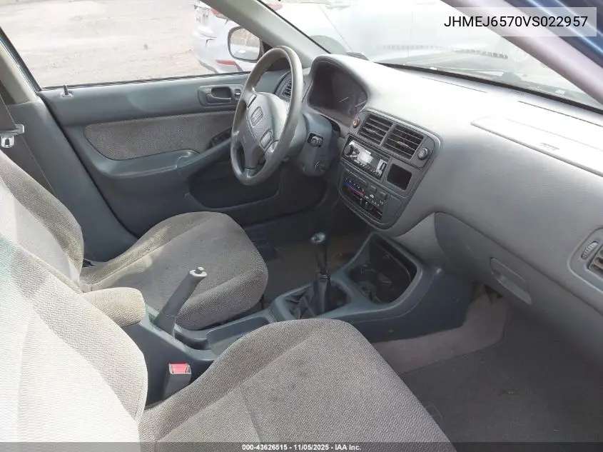 JHMEJ6570VS022957 1997 Honda Civic Lx