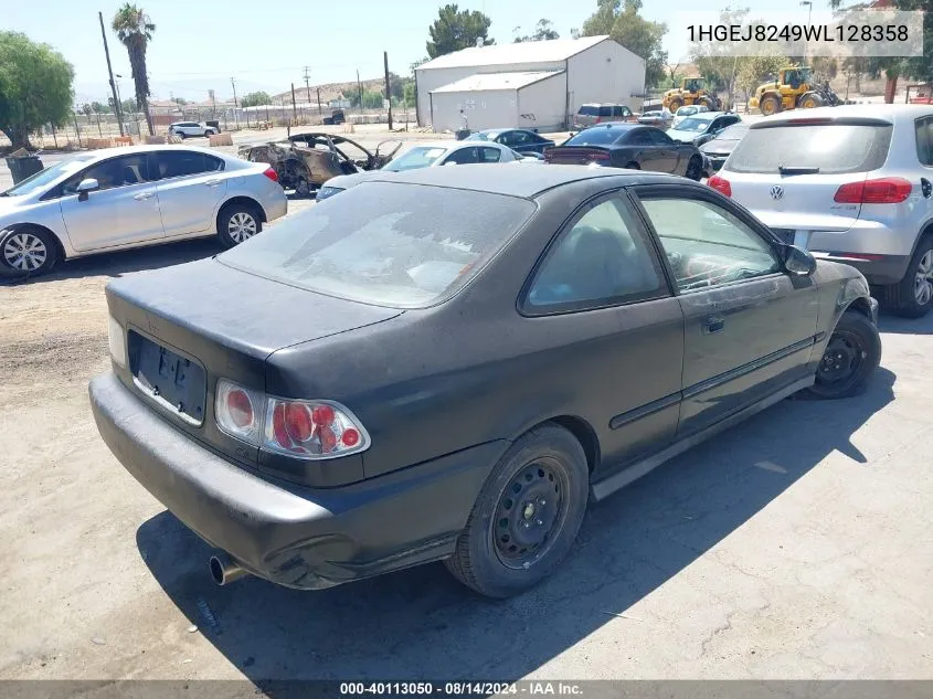 1HGEJ8249WL128358 1998 Honda Civic Ex