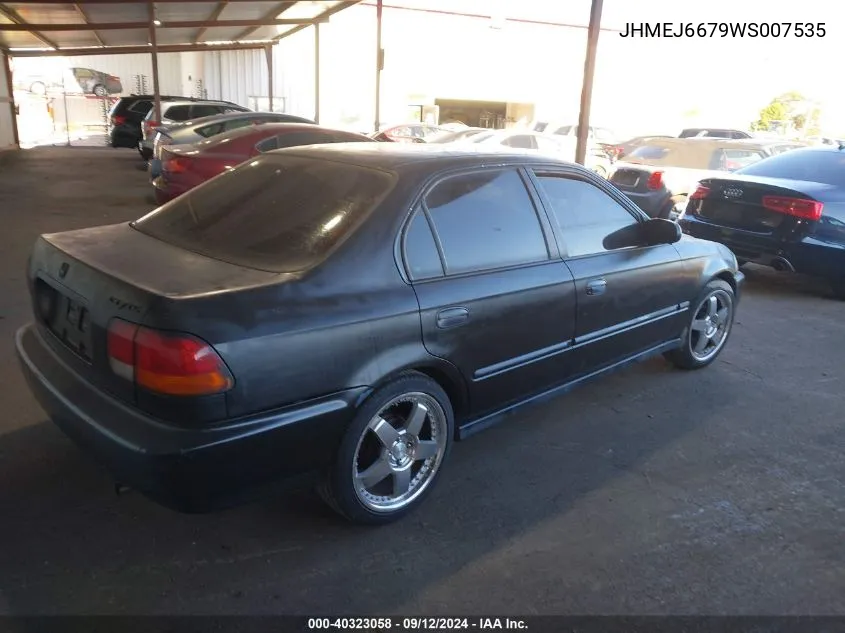 JHMEJ6679WS007535 1998 Honda Civic Lx