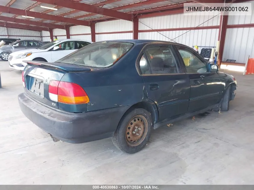 JHMEJ8644WS001062 1998 Honda Civic Ex