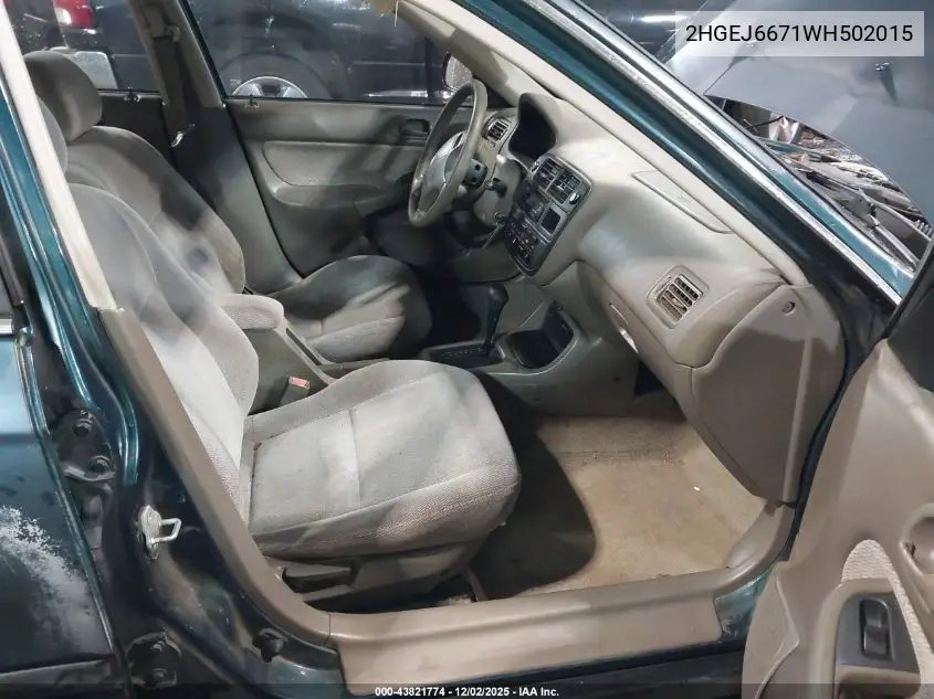 2HGEJ6671WH502015 1998 Honda Civic Lx