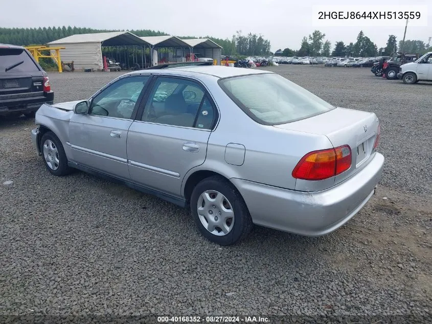 2HGEJ8644XH513559 1999 Honda Civic Ex