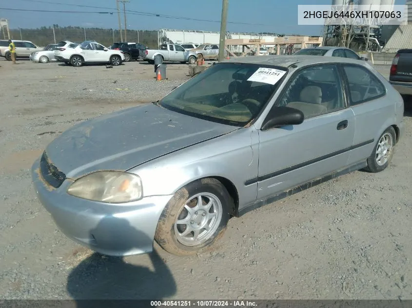 2HGEJ6446XH107063 1999 Honda Civic Dx