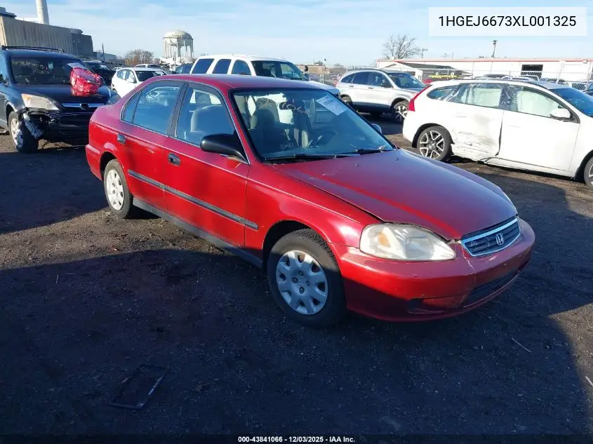 1HGEJ6673XL001325 1999 Honda Civic Lx
