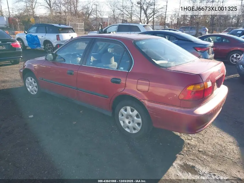 1HGEJ6673XL001325 1999 Honda Civic Lx