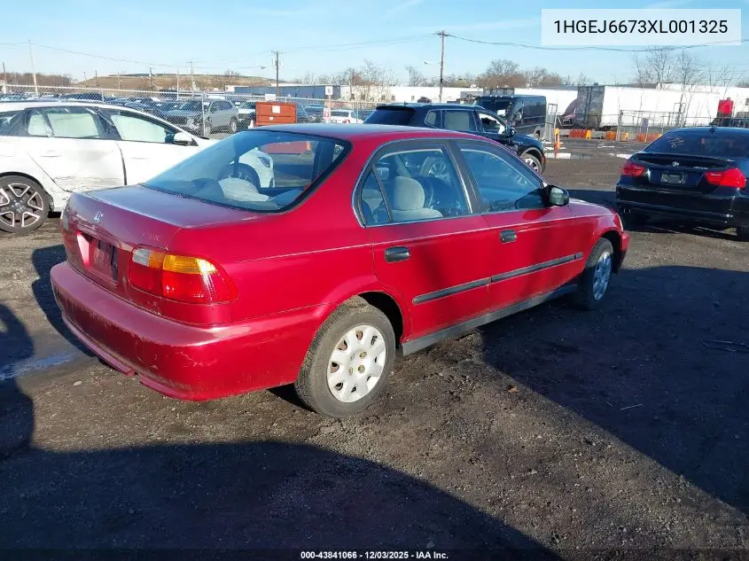 1HGEJ6673XL001325 1999 Honda Civic Lx