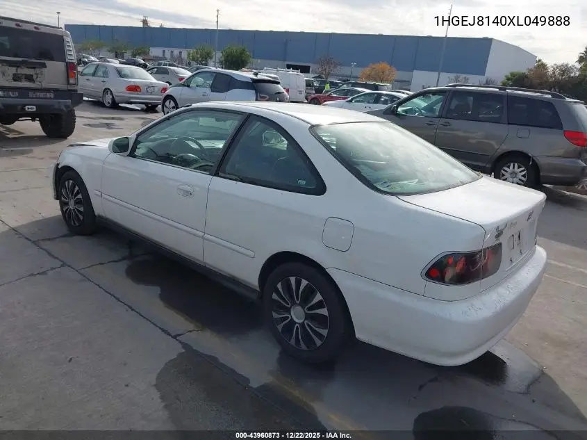 1HGEJ8140XL049888 1999 Honda Civic Ex