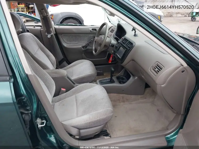 2HGEJ6614YH570520 2000 Honda Civic Value Package