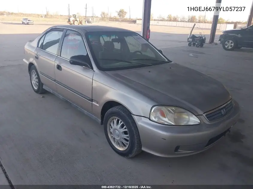 1HGEJ6679YL057237 2000 Honda Civic Lx