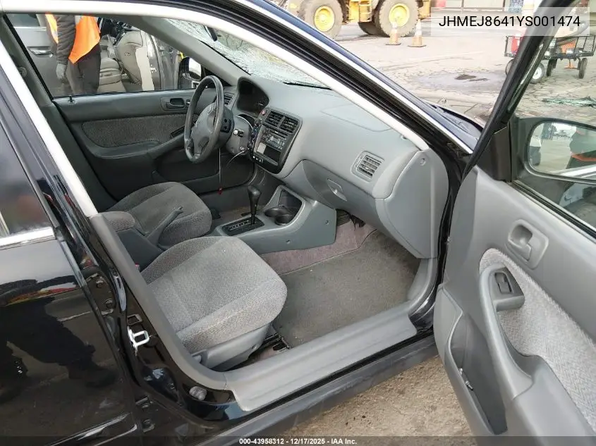 JHMEJ8641YS001474 2000 Honda Civic Ex