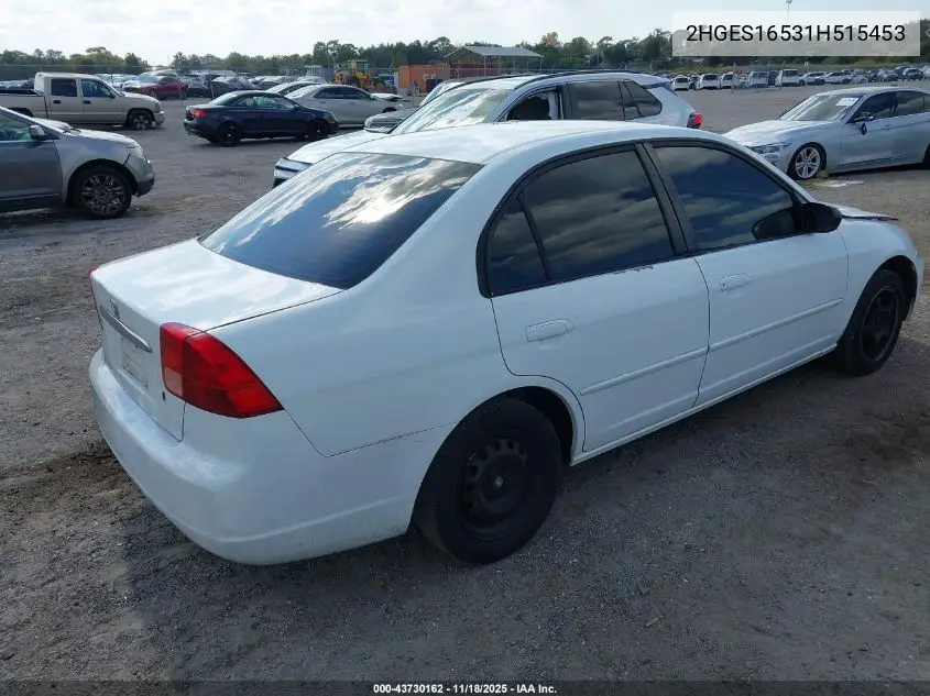 2HGES16531H515453 2001 Honda Civic Lx