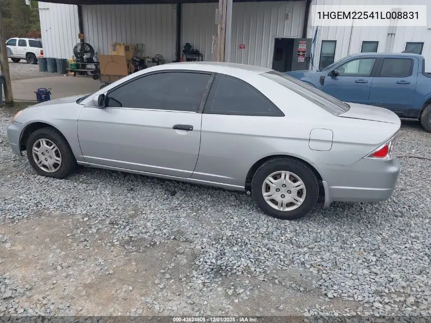 1HGEM22541L008831 2001 Honda Civic Lx