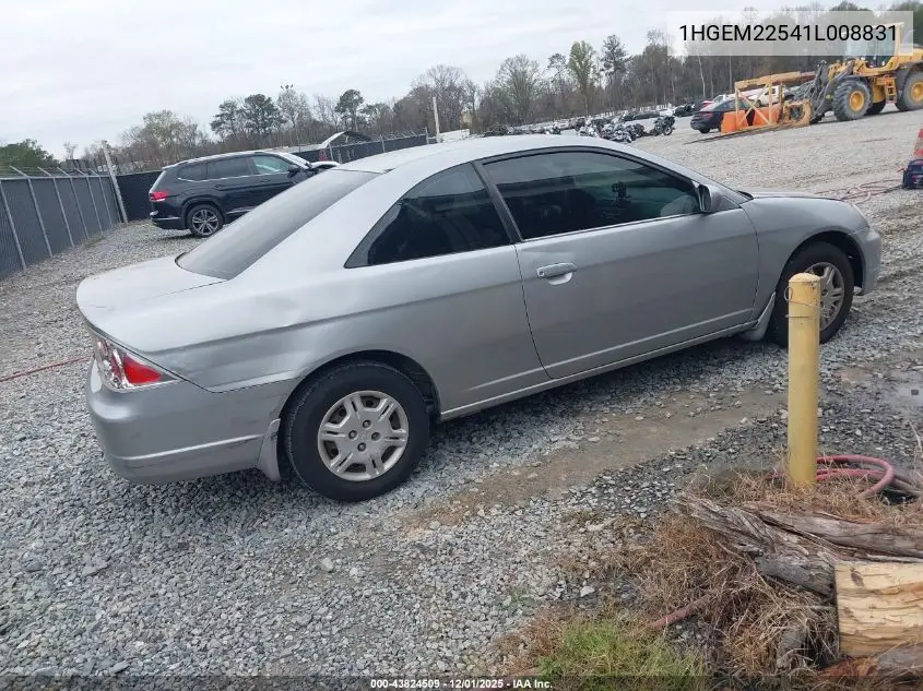 1HGEM22541L008831 2001 Honda Civic Lx