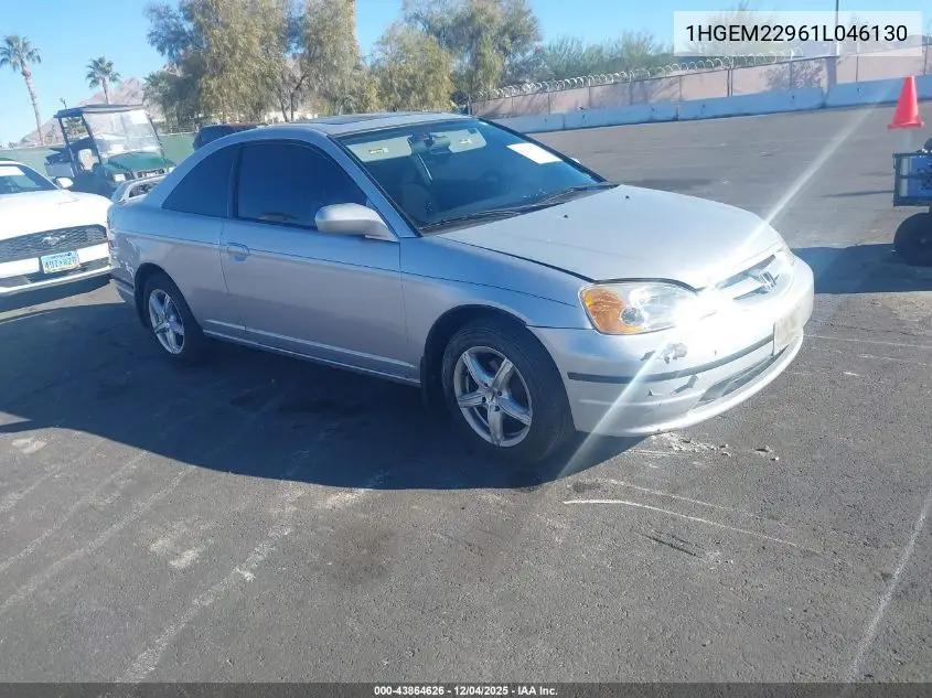 1HGEM22961L046130 2001 Honda Civic Ex