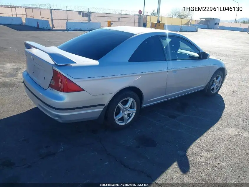1HGEM22961L046130 2001 Honda Civic Ex