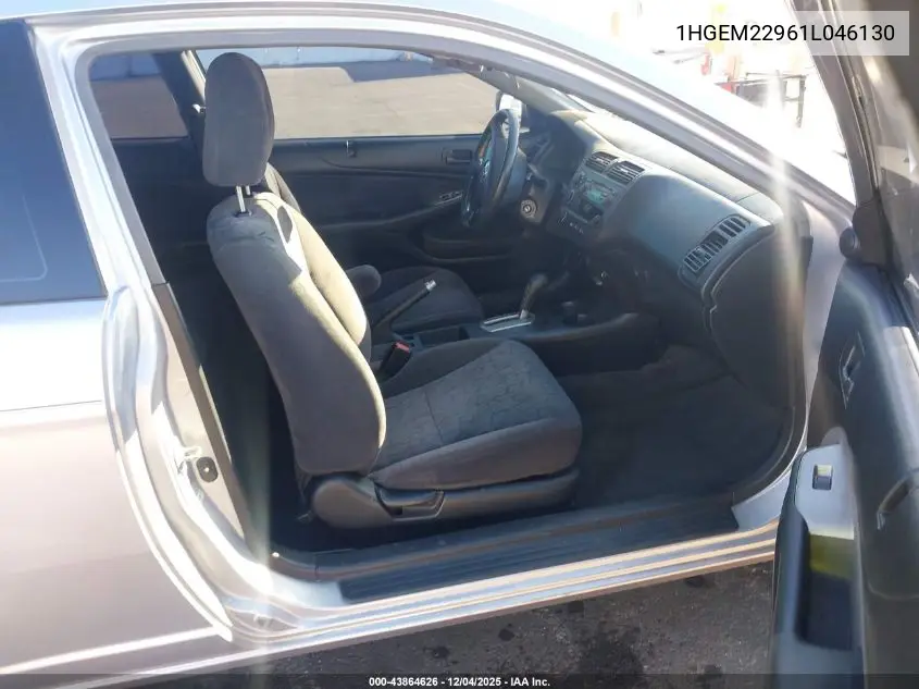 1HGEM22961L046130 2001 Honda Civic Ex
