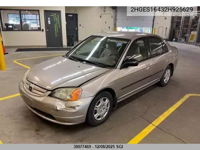 2HGES16432H925629 2002 Honda Civic Dx