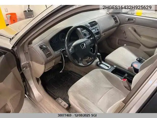 2HGES16432H925629 2002 Honda Civic Dx