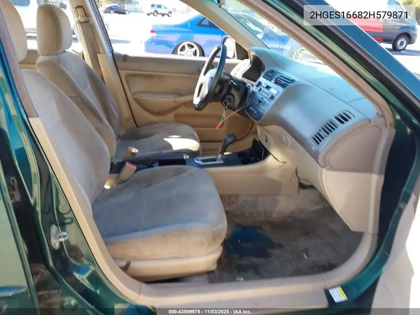 2HGES16682H579871 2002 Honda Civic Lx