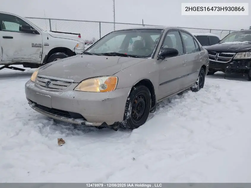 2HGES16473H930866 2003 Honda Civic Dx-G