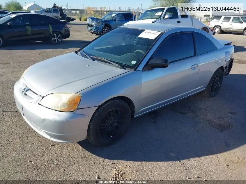 1HGEM22513L044463 2003 Honda Civic Lx