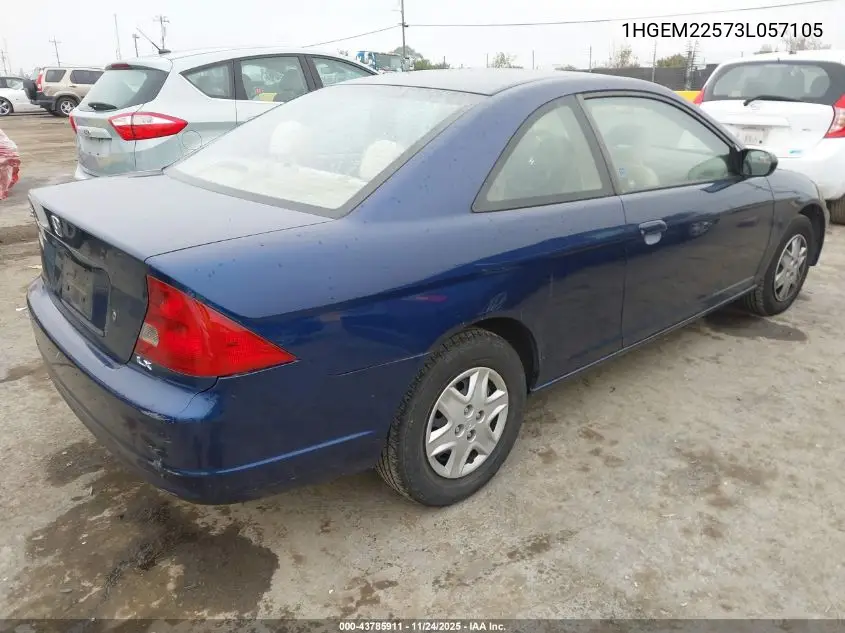 1HGEM22573L057105 2003 Honda Civic Lx