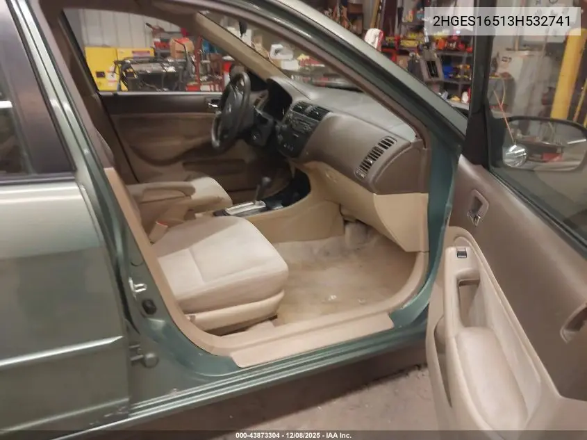 2HGES16513H532741 2003 Honda Civic Lx