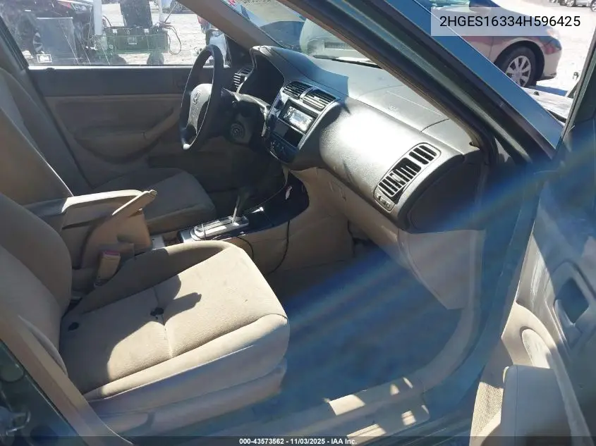 2HGES16334H596425 2004 Honda Civic Vp