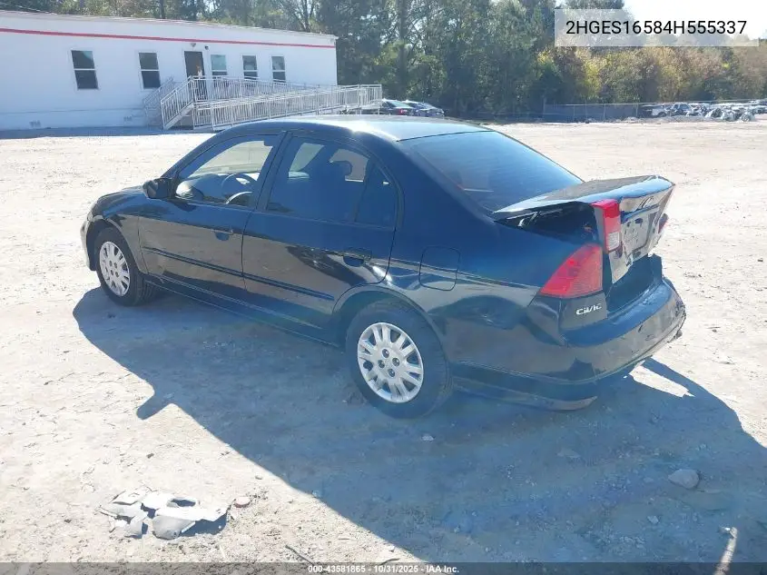 2HGES16584H555337 2004 Honda Civic Lx