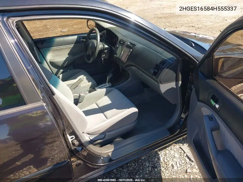 2HGES16584H555337 2004 Honda Civic Lx